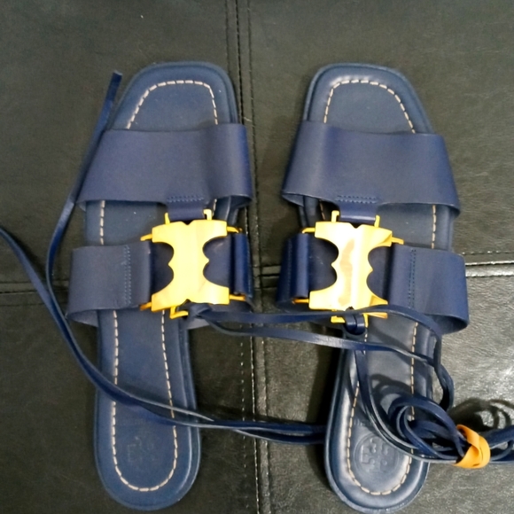 Tory burch sandals sz 8 - Picture 1 of 2